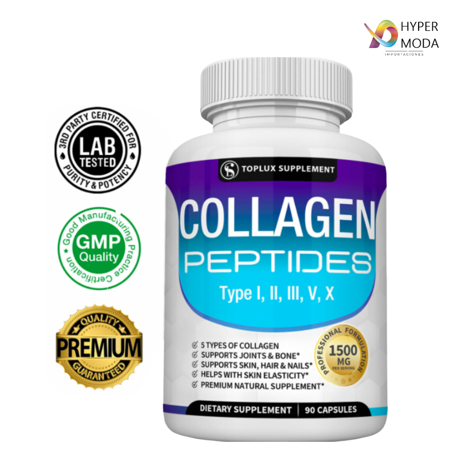 Suplemento Colageno Peptides TopLux 90cp